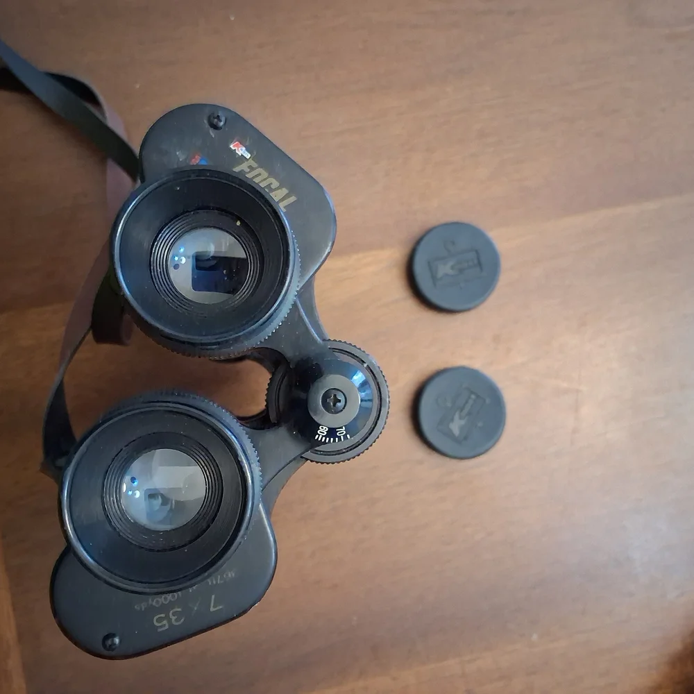 VTG Focal Kmart 7x35 Wide Angle Field 10 Binoculars 525 ft at 1000 yds w/ Case